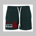 Wilson is my true Friend  - plavky s mot&iacute;vom - plavkov&eacute; p&aacute;nske kraťasy s pohodlnou gumou v p&aacute;se a &scaron;n&uacute;rkou na dotiahnutie vhodn&eacute; aj ako klasick&eacute; kraťasy na voľn&yacute; čas